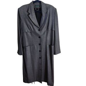Harve Bernard By Bernard Holtzman Vintage Wool Blend Trench Coat Size 10*